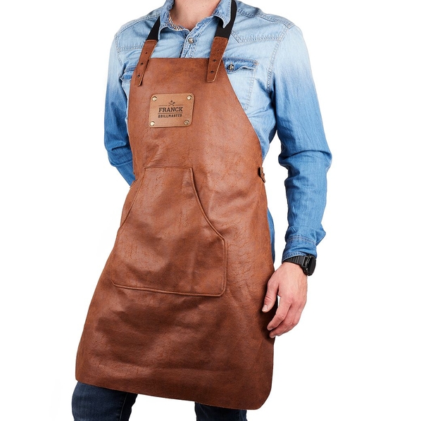 37201673 Apron - Leather apron - Brown - Handmade [1]