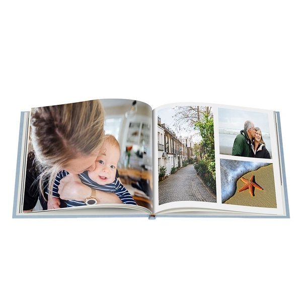 Geboorte geven blaas gat gesponsord HEMA foto - fotoboek basis - linnen kaft - HEMA