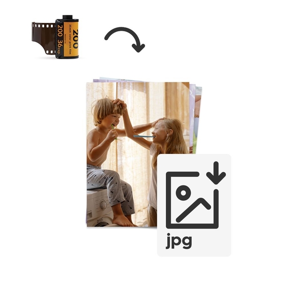 fotorolletje kleur + afdrukken + jpg