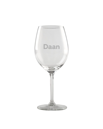 Witte wijn glas