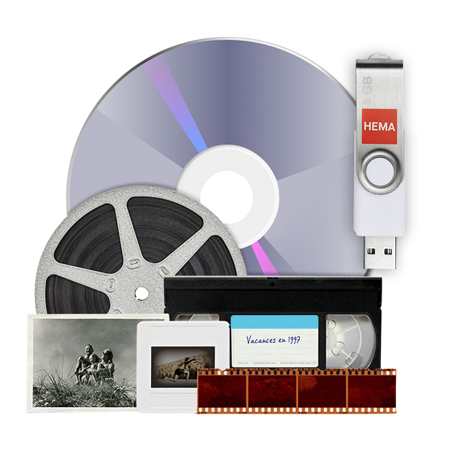 transférer sur DVD ou USB