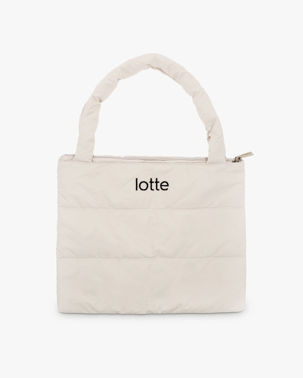 37202358_Puffer tas met naam - Beige